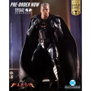 麥法蘭 12吋 DC 電影 閃電俠 多重宇宙 1989蝙蝠俠 露臉 金標 雕像 現貨代理