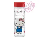 ♥小花花日本精品♥HELLOKITTY透明隨身冷水瓶 水壺 隨身瓶 造型精美可愛 適合攜帶外出400ML 1026207