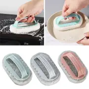 Magic Emery Sponge Brush With Handle Eraser Cleaner Kitchen Rust Cleaning F4O1