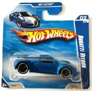 HOT WHEELS BUGATTI VEYRON SATIN BLUE SHORT CARD EXTREMELY RARE