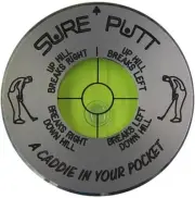 Sure Putt Pro Golf Putting Aid - Silver - Learn to Read Greens & Lower Scores!
