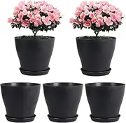 Planting Pots for Seedlings - Flower Planting Container, Flower Planter with Drainage Holes, Tray for Vegetables Succulents Cactus Cuttings Transplanting