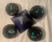 Handmade Pyramid set of Orgone Generator, Energy Accumulator Tower Buster