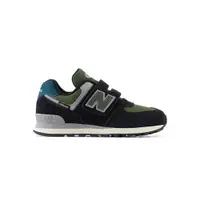 在飛比找ETMall東森購物網優惠-New Balance NB574 童鞋 黑綠色 中童 魔鬼