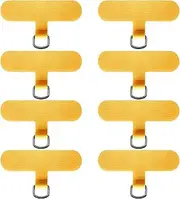 8pcs Phone Tether Tab, H HOME-MART Cell Phone Lanyard Patch, Phone Strap Replacement Part for All Full Phone Cases