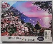 Huadada Puzzle Positano Seaside Town 1000 Pieces New Sealed Box Jigsaw Landscape