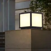 Garden Gate Pillar Light Outdoor Post Lights Home Pillar Lamp Yard Post Lighting