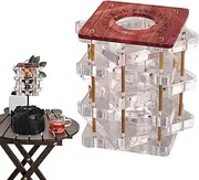 Acrylic Flashlight Lampshade, Outdoor Acrylic Lampshade Flashlight Cover, Decorative Flashlight Light Shade for Romantic Atmosphere, Indoor Outdoor Use, Camping, Hiking, Garden, Patio, and Travel