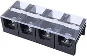 EVTSCAN Terminal Block Screw Type Dual Row 4 Position Strip 200A Barrier for Electrical Connection