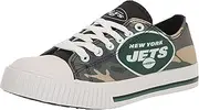 FOCO Women's NFL Camo Low Top Canvas Sneakers Shoes