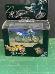 Vintage 1999 HOT WHEELS Jeremy McGrath 1:32 Super Cross Bike #24219 NEW