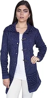 [Raymis] 100% Alpaca Wool Peruvian Women´s Hand Knit Puno Cardigan Sweater