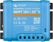 Victron Energy SCC110020160R Smartsolar MPPT 100V 20 Amp 12-24-Volt Solar Charge