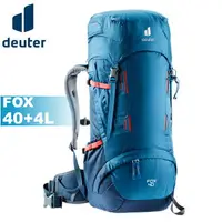 在飛比找樂天市場購物網優惠-【Deuter 德國 FOX 40+4L 拔熱背包《藍/深藍