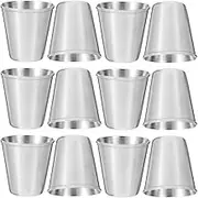 iplusmile 18-Pack Stainless Steel Wine Glasses Metal Drinking Cups Rustproof Shatterproof Portable for Camping Picnic Outdoor