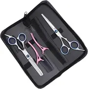 Flat Cut Hair Scissors Stainless Steel Thin Teeth Professional Barber Scissors Salon Hairdressing Tools Family Use