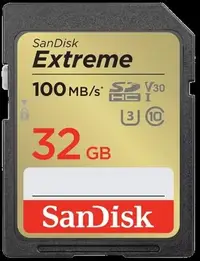 在飛比找Yahoo!奇摩拍賣優惠-SanDisk 32G SD SDHC EXTREME 4K