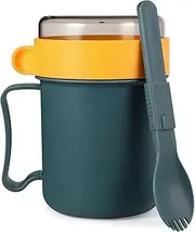 [Cabilock] On microwaves, soup cup with lid and spoon, soup container for cereals, cereals and more