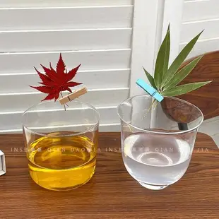 創意個性雞尾酒裝飾干花楓葉飲品調酒裝飾物葉子酒杯植物干花標本