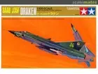 Tamiya 1/100 Saab J35F Draken Plastic Model Kit
