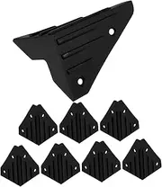Alasum Desk Corner Protectors 8 Pcs Speaker Corner Guards Plastic Stage Speaker Edge Protectors Secure Fit for Cabinet Doors Quick Setup