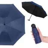 在飛比找遠傳friDay購物優惠-幸福揚邑 抗UV降溫8骨防風防潑水大傘面五折迷你晴雨口袋傘 