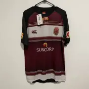 NEW Queensland QLD Maroons State Of Origin CCC Training Jersey size M Rugby