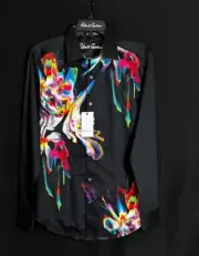 Robert Graham AURORA Embroidered Psychedelic Masterpiece! 2XL $348 NWT XXL