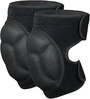 Wrestling Knee Pads, Thick EVA Protective Sports Compression Sleeves Guard Knee Brace, Support Bandage Kneepads, Breathable Anti-slip Foot Protector for Men and Women