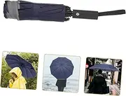 [Beavorty] Portable Folding Umbrella Full Automatic Reflective Sun Rain Protection Lightweight Compact Design for Travel Outdoor Use for Windy Conditions and UV Shielding