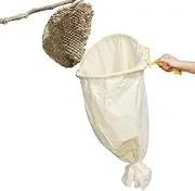 [Generic] Bee Catcher Net, Swarm Trap, Canvas Bee Swarm Trap Bag with Lockable Base, Bee Tools for Beekeeping, Telescopic Bee Bag Catcher Beekeeping Supplies