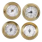 4 Pieces Thermometer Hygrometer Barometers Clock Weather Instrument Humidity
