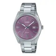 Casio Men’s Watch MTP-1302PD-6AVEF Lavender Purple Sunray Dial Steel Quartz 38mm