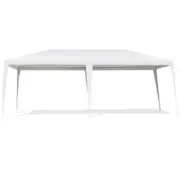 HONEY JOY Canopy Tent 20' Semi-Permanent Rectangle Outdoor Polyethylene White