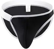 [Generic] Men's Comfort Thong G String T-Back Low Rise Bulge Pouch Underwear