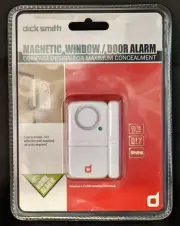 Dick Smith Magnetic Window / Door Alarm, Battery Powered, Easy Installation