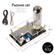 Magic Eye 6E2 EM87 Preamp Tube Audio Level Indicator VU Meter Driver Board AU