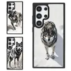 lone wolf stood snow Anti scratch Cover For Samsung Galaxy Z Fold Flip 3 4 5 6