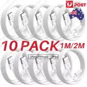 10X Lot USB Fast Charger Cable Charging Cord For iPhone 14 13 12 11 8 6 XR iPad