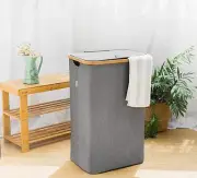Laundry Basket with Lid 100l Collapsible Large Laundry Hamper with Removable Lau