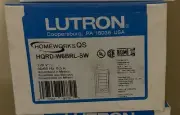 Lutron HQRD-W6BRL-SW HomeWorksQS RF seeTouch 6 Button w/Raise&Lower (Brand New)