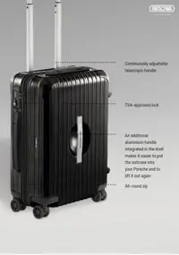在飛比找Yahoo!奇摩拍賣優惠-《保時捷RIMOWA聯名行李箱超輕2.0版登機箱》55×40
