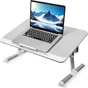 Gadpiparty Modern Bed Desk Lap Desk Large Bed Table Computer Stand for Laptop Sturdy