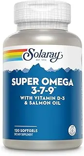 Solaray Super Omega 3-7-9 Softgels, 120 Count