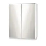 Storage Mirror Cabinet - White