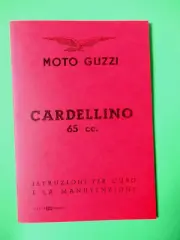 Moto Guzzi Cardellino 65cc, ital. Handbuch, Betriebsanleitung 3. Edition