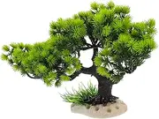 Aquarium Bonsai Tree Ornament Realistic Artificial Pine Tree Decor for Fish Tanks Durable Underwater Landscape Vibrant Colors for Home Aquarium Use