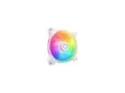Cooler Master MasterFan MF140 Halo² White Fan, Duo-Ring ARGB Gen 2 LED Rings,