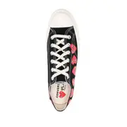 [Comme Des Garçon Play x Converse] Comme Des Garçon Play x Converse-Sneakers Gomma Tessuto-Uomo 7 UK