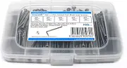 iExcell 100 Pcs M3 x 30mm/35mm/40mm/45mm/50mm Stainless Steel 304 Internal Hex Drives Flat Head Cap Screws Kit
